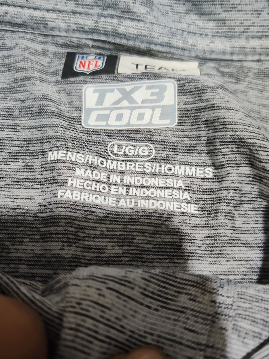 NFL Men Sport Gray Polo T Shirt