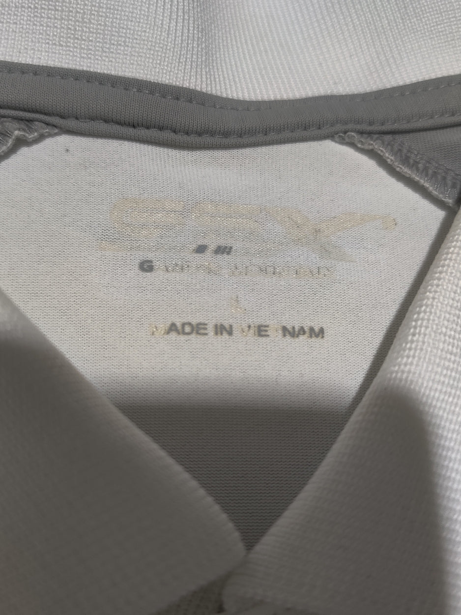 GSX Men Sport White Polo T Shirt