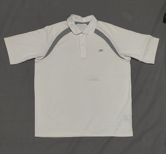GSX Men Sport White Polo T Shirt