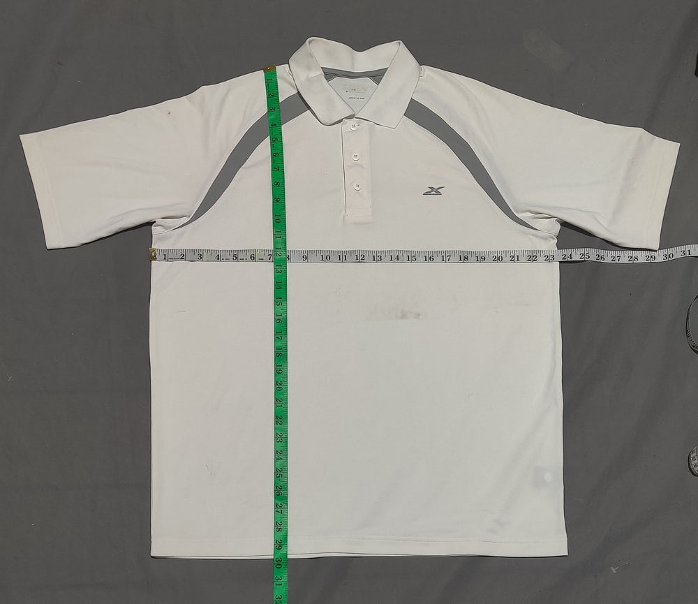 GSX Men Sport White Polo T Shirt