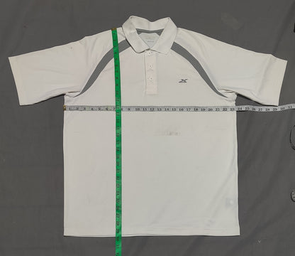GSX Men Sport White Polo T Shirt