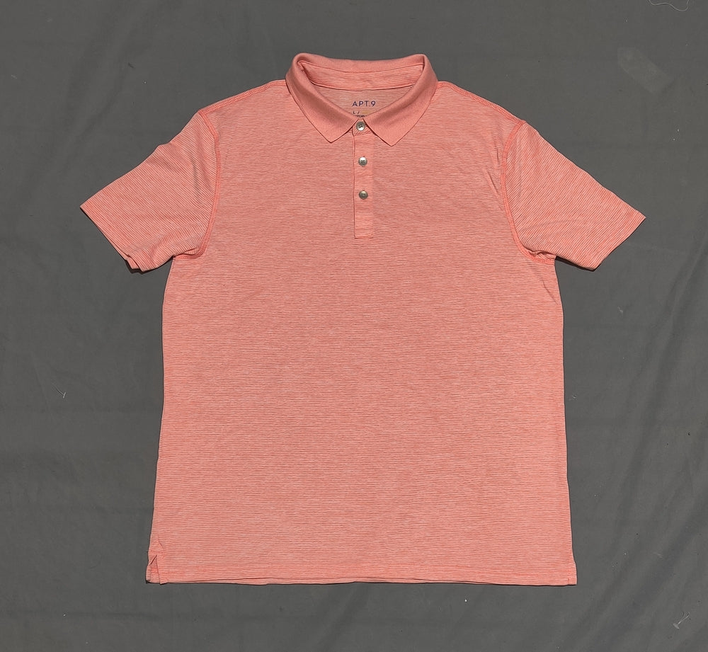 APT.9 Men Sport Orange  Polo T Shirt