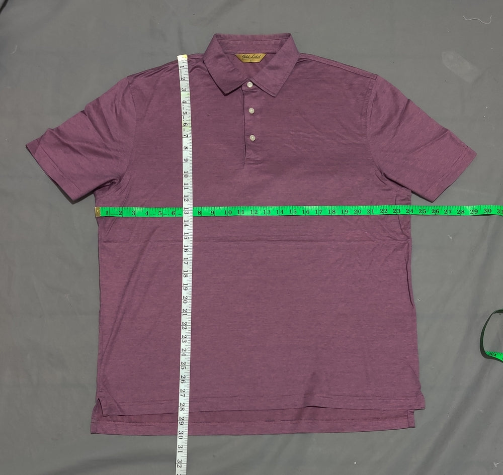 Gold Label Men Sport Purple Polo T Shirt