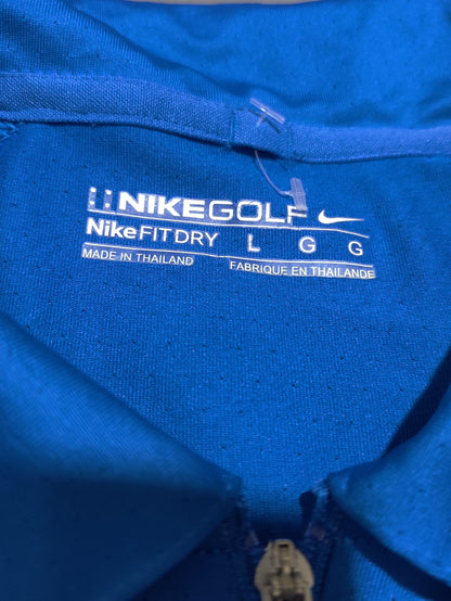 Nike Golf Men Sport Blue Polo T Shirt