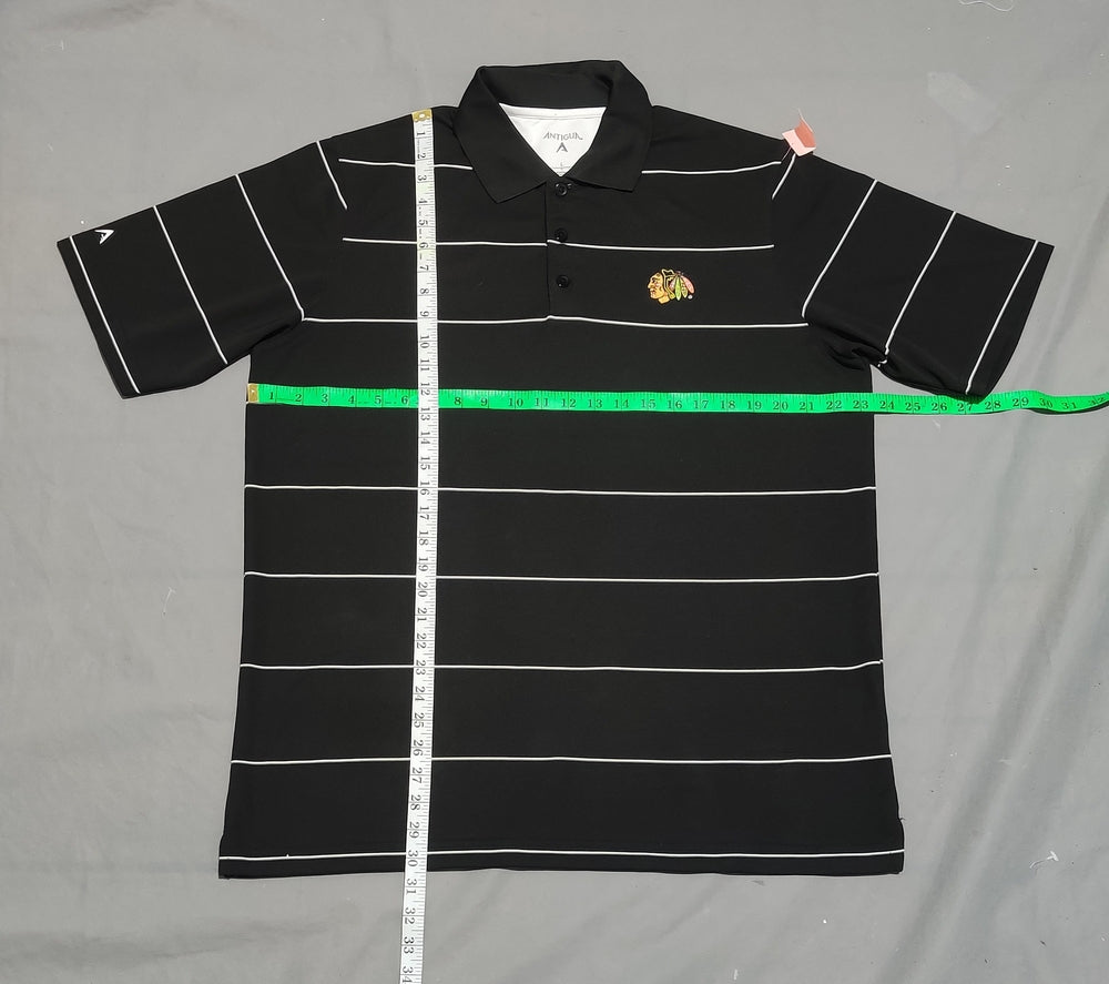 Antigua Men Sport Black Polo T Shirt