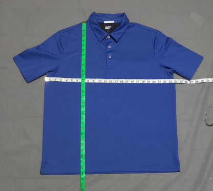 Land's End Men Sport Blue Polo T Shirt