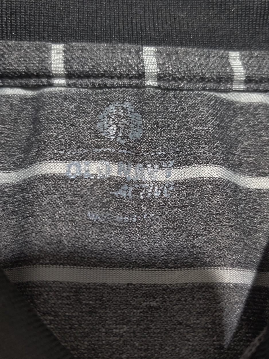 Old Navy Men Sport Gray Polo T Shirt