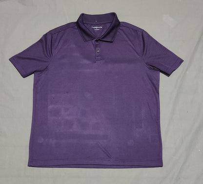 Croft & Barrow Men Sport Purple Polo T Shirt