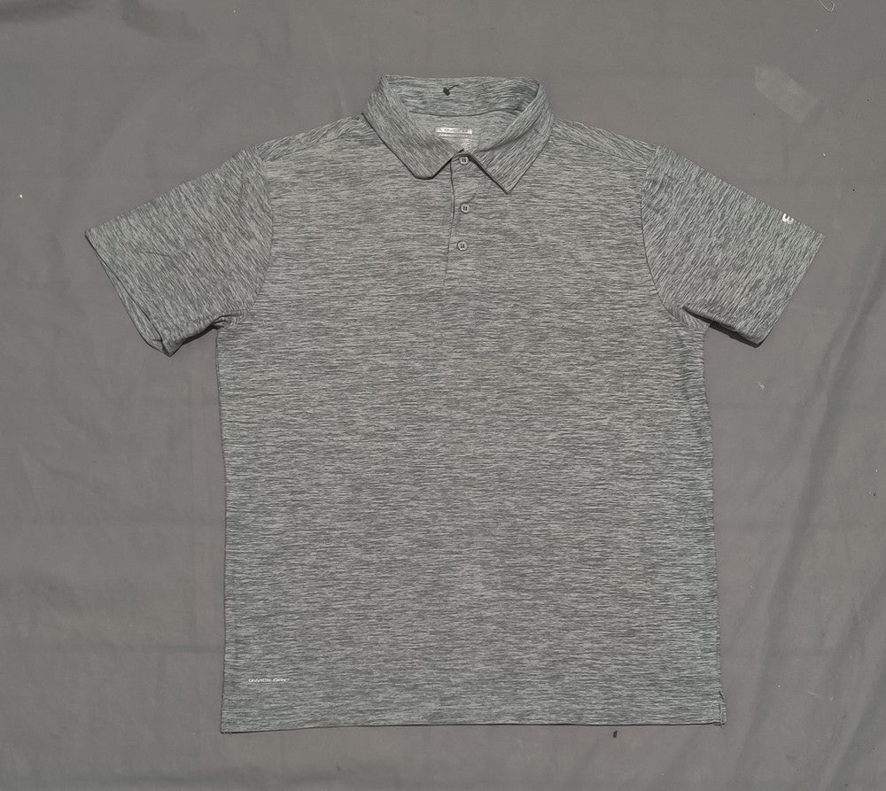 Layer 8 Men Sport Gray Polo T Shirt