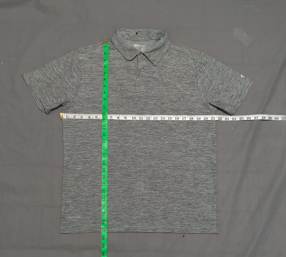 Layer 8 Men Sport Gray Polo T Shirt