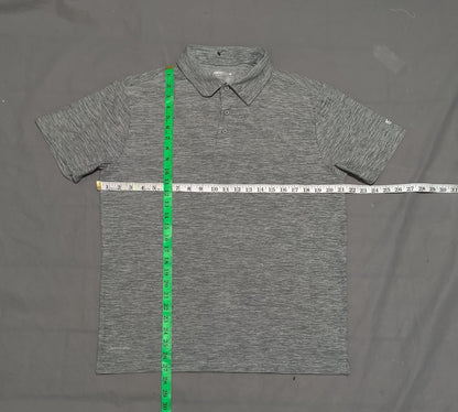 Layer 8 Men Sport Gray Polo T Shirt