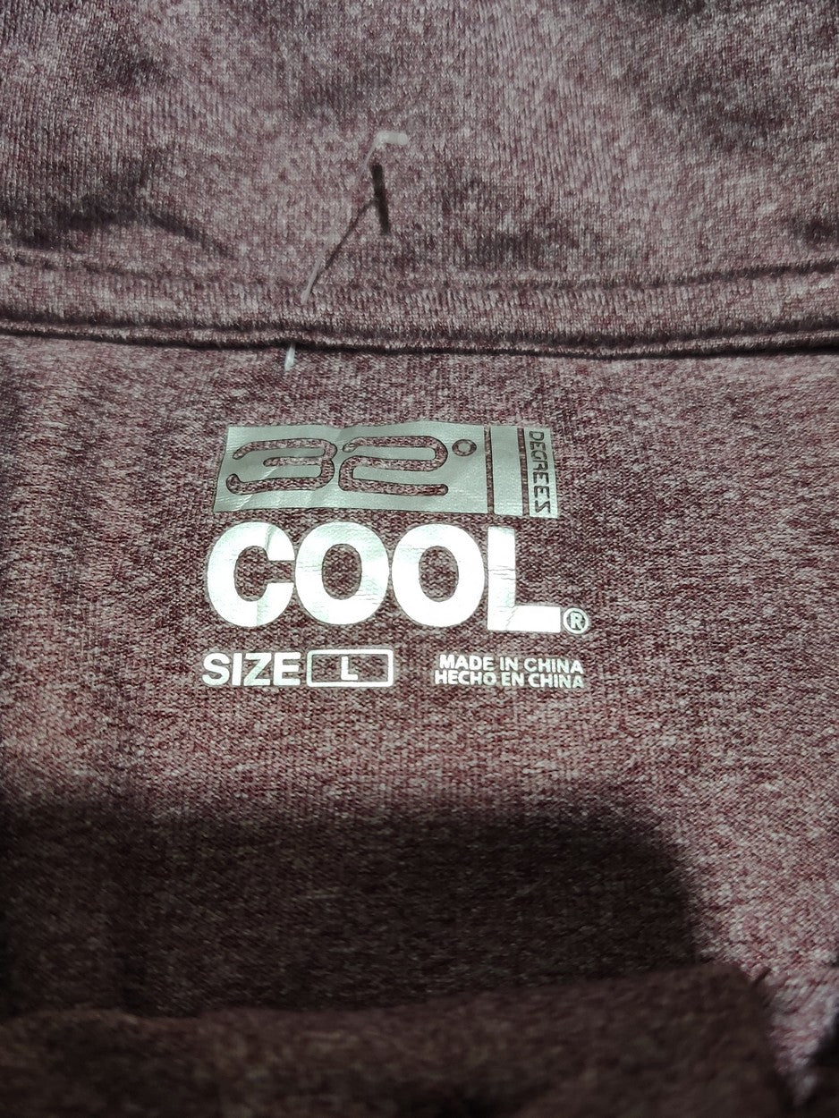32 Cool  Men Sport Maroon Polo T Shirt