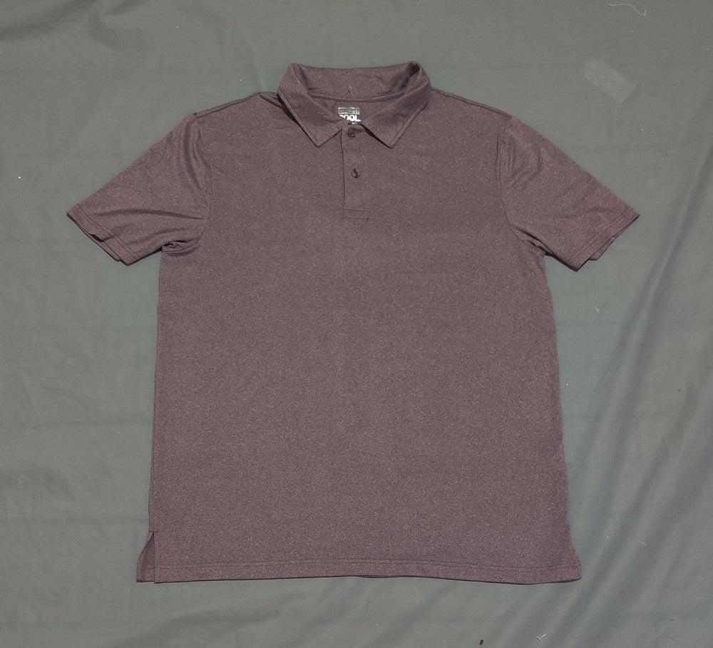 32 Cool  Men Sport Maroon Polo T Shirt