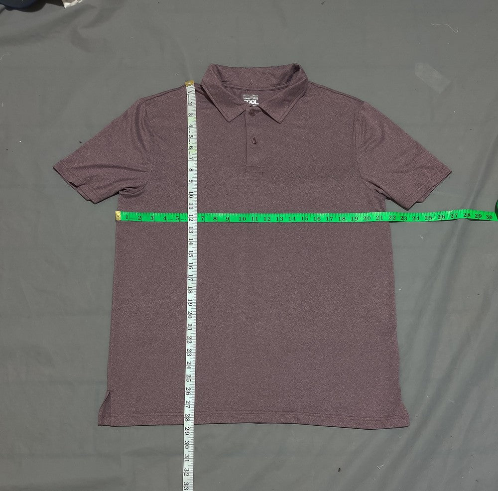 32 Cool  Men Sport Maroon Polo T Shirt