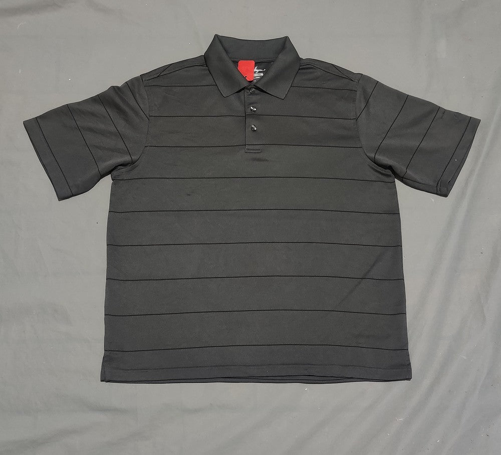Walter Hagen  Men Sport Gray Polo T Shirt