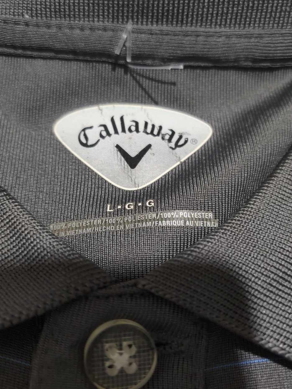 Callaway Men Sport Gray Polo T Shirt