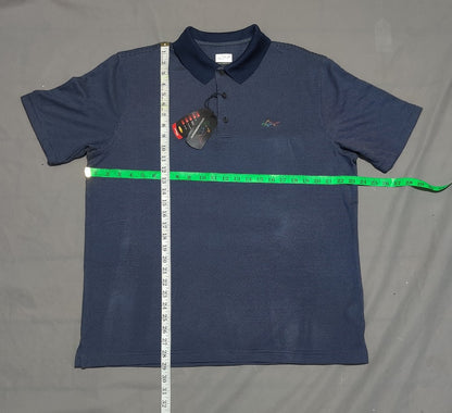 Greg Norman Men Sport Blue Polo T Shirt