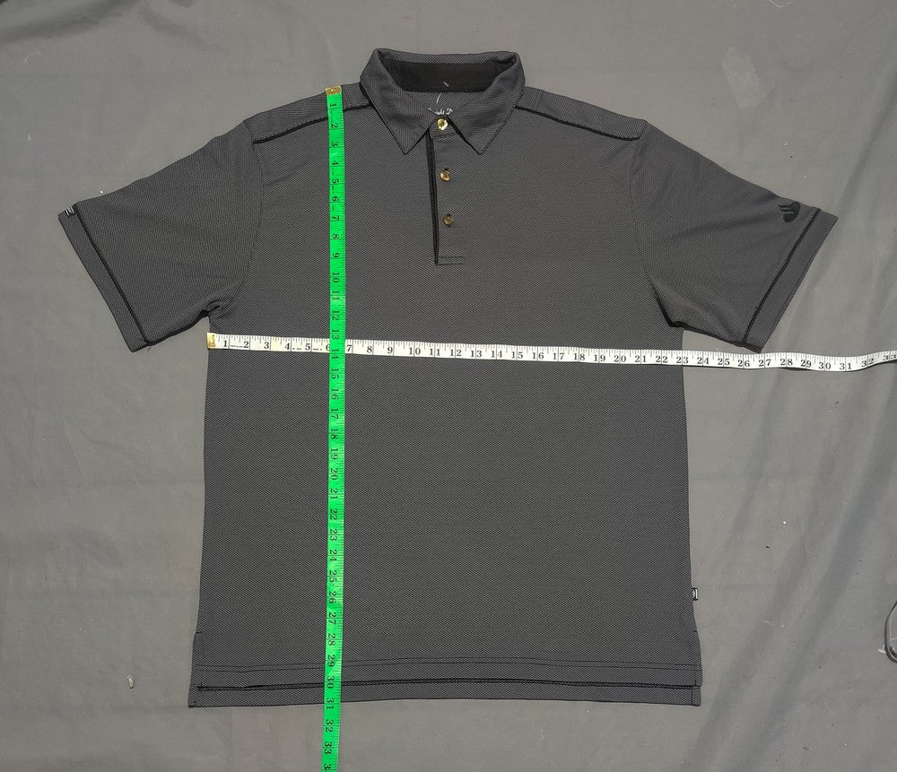 Straight Down Men Sport Gray Polo T Shirt