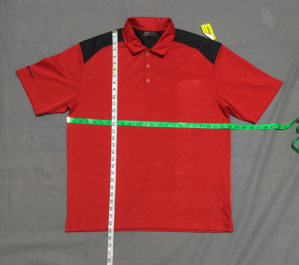 Nike Golf Men Sport Red Polo T Shirt