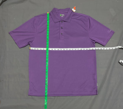 Izod Men Sport Purple Polo T Shirt