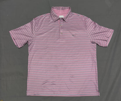 Greg Norman Men Sport Pibk Polo T Shirt