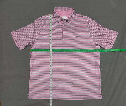 Greg Norman Men Sport Pibk Polo T Shirt