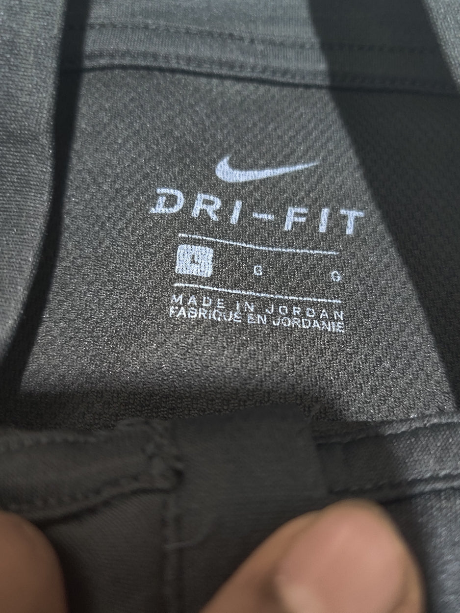 Nike Dri Fit Men Sport Black Polo T Shirt