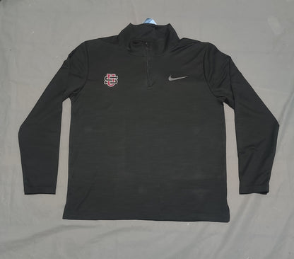 Nike Dri Fit Men Sport Black Polo T Shirt