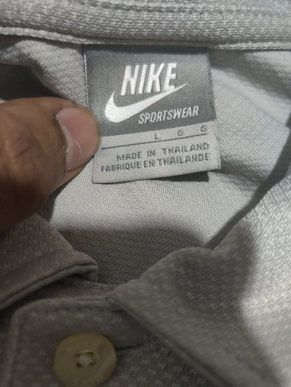 Nike Men Sport Gray  Polo T Shirt