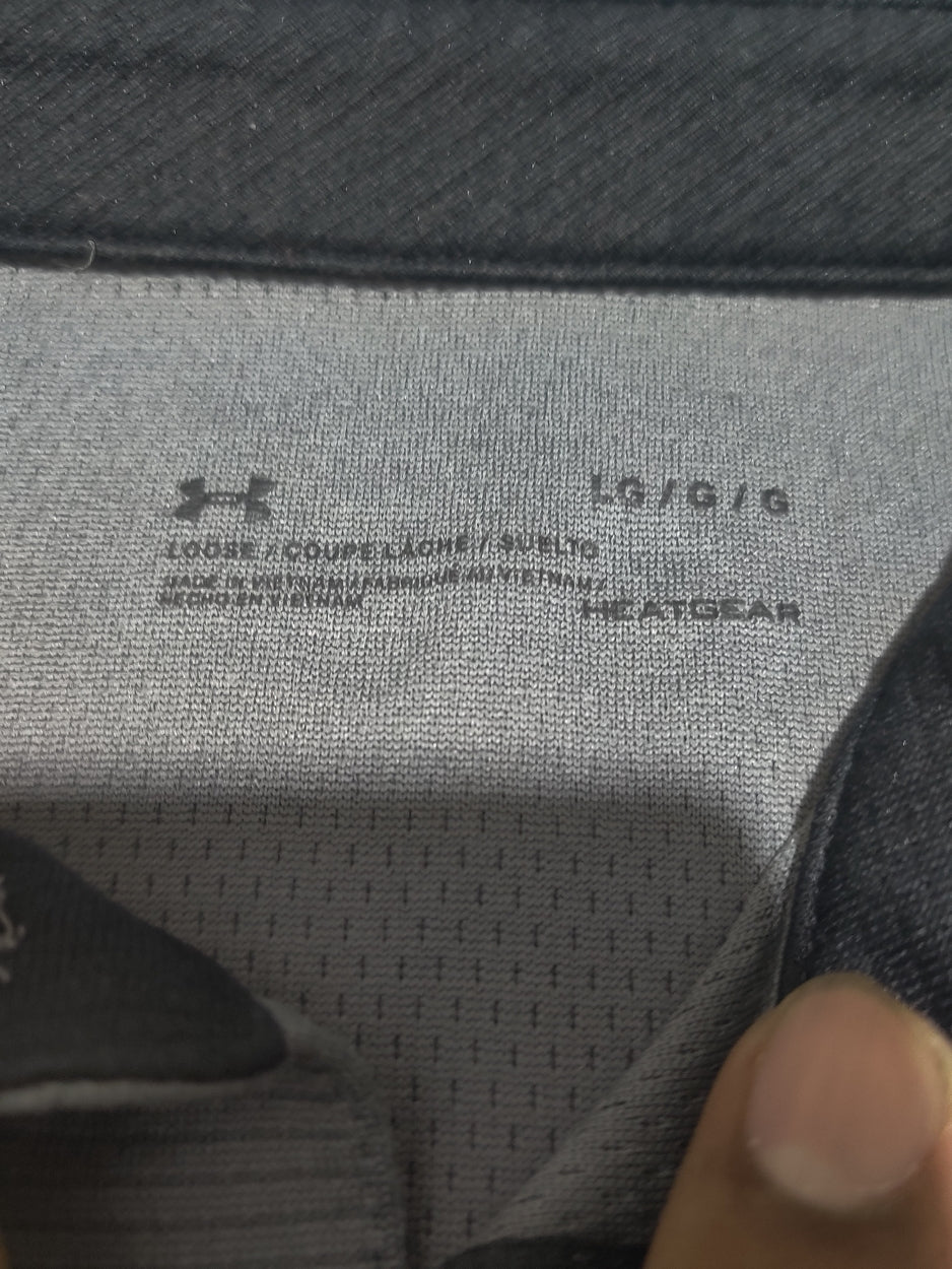Under Armour Men Sport Gray  Polo T Shirt