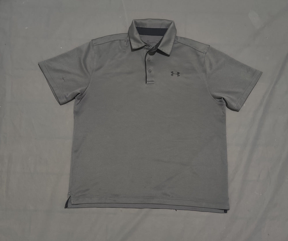 Under Armour Men Sport Gray  Polo T Shirt