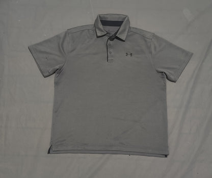 Under Armour Men Sport Gray  Polo T Shirt