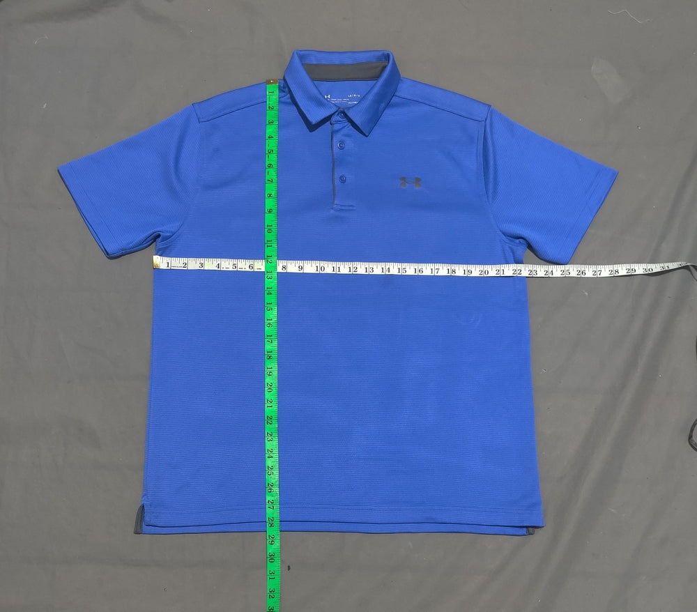 Under Armour Men Sport Blue Polo T Shirt