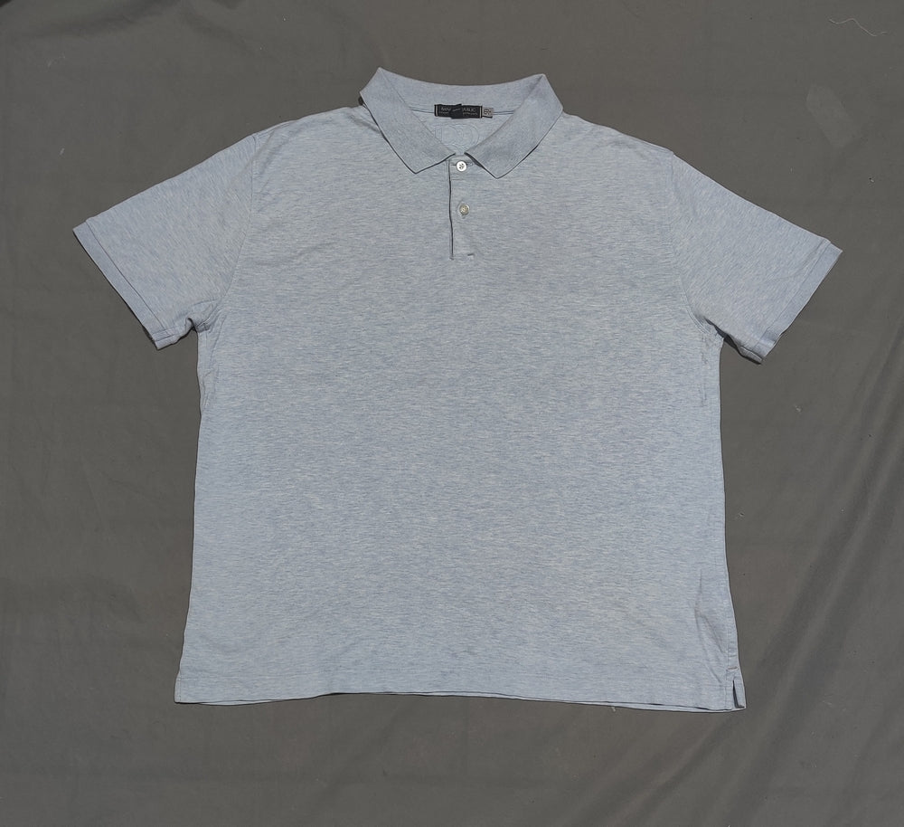 Banana Republic Men Sport Blue Polo T Shirt