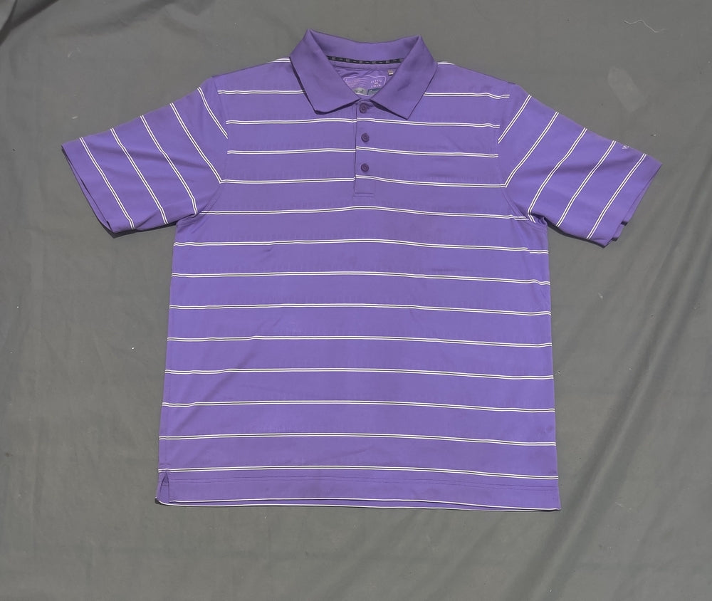 Cutter & Buck Men Sport Purple Polo T Shirt