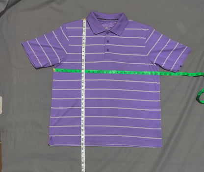 Cutter & Buck Men Sport Purple Polo T Shirt