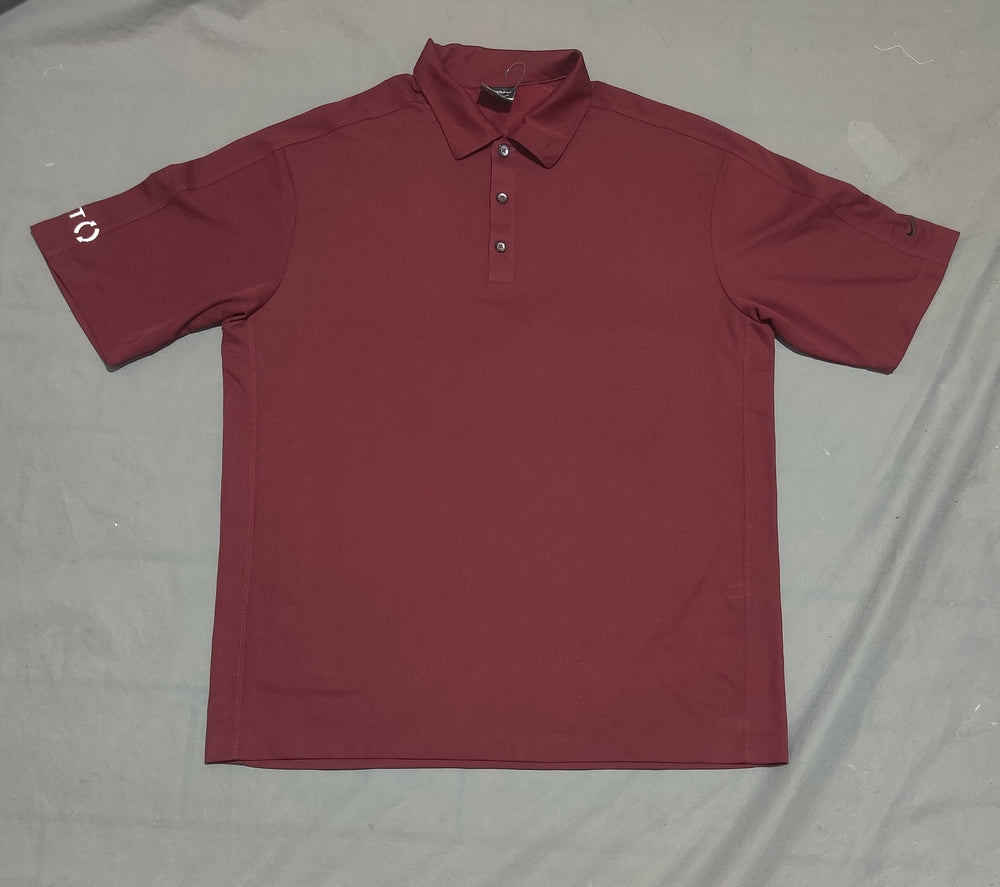 Nike Golf Men Sport Maroon Polo T Shirt