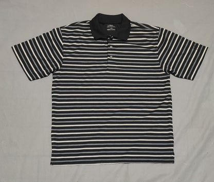 Pga Tour Men Sport Black Polo T Shirt