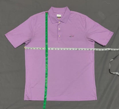 Greg Norman Men Sport Purple Polo T Shirt