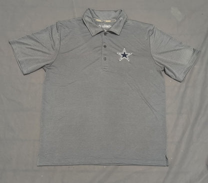 Cow Boys  Men Sport Gray Polo T Shirt