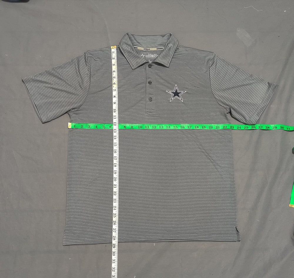 Cow Boys  Men Sport Gray Polo T Shirt