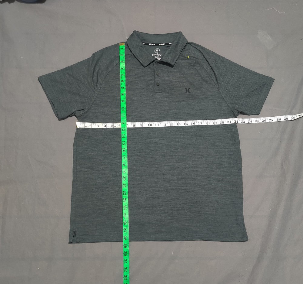 Hurley Men Sport Green Polo T Shirt