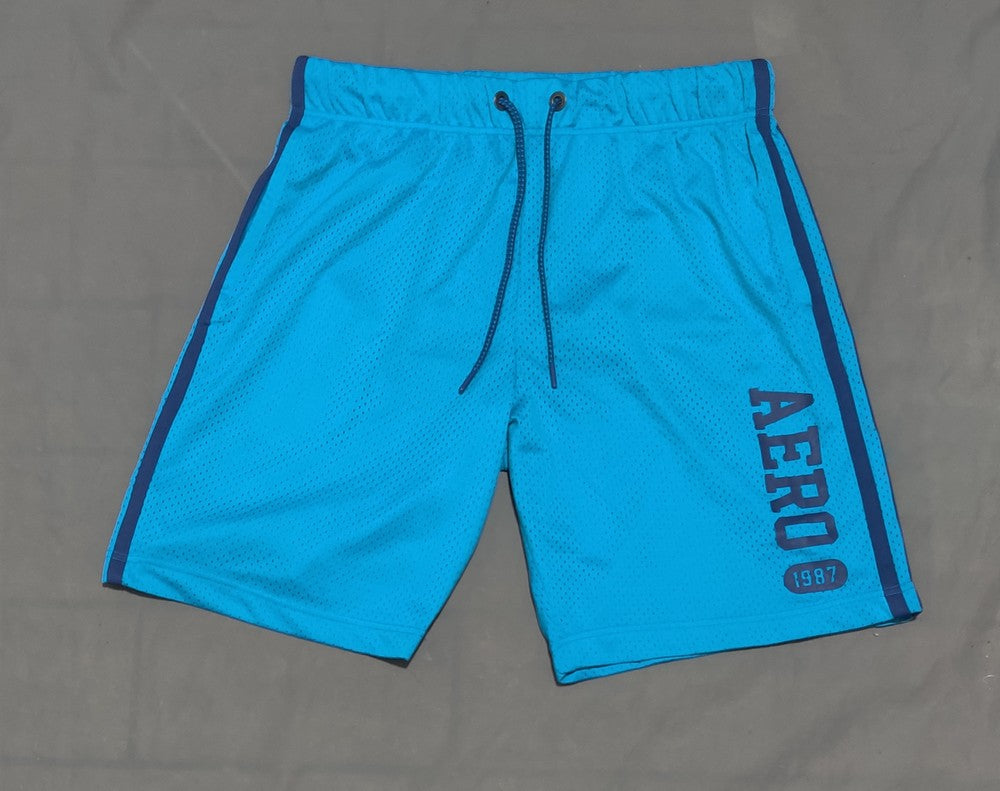 Aeropostale Men Sport Blue Short – Preloved Labels (view 2)