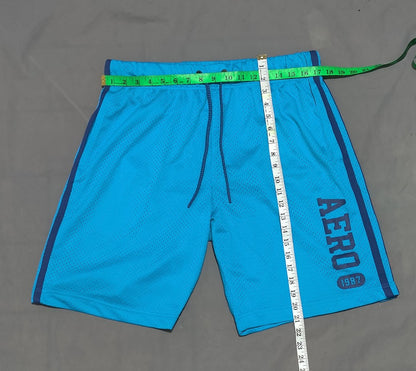 Aeropostale Men Sport Blue Short – Preloved Labels (view 4)