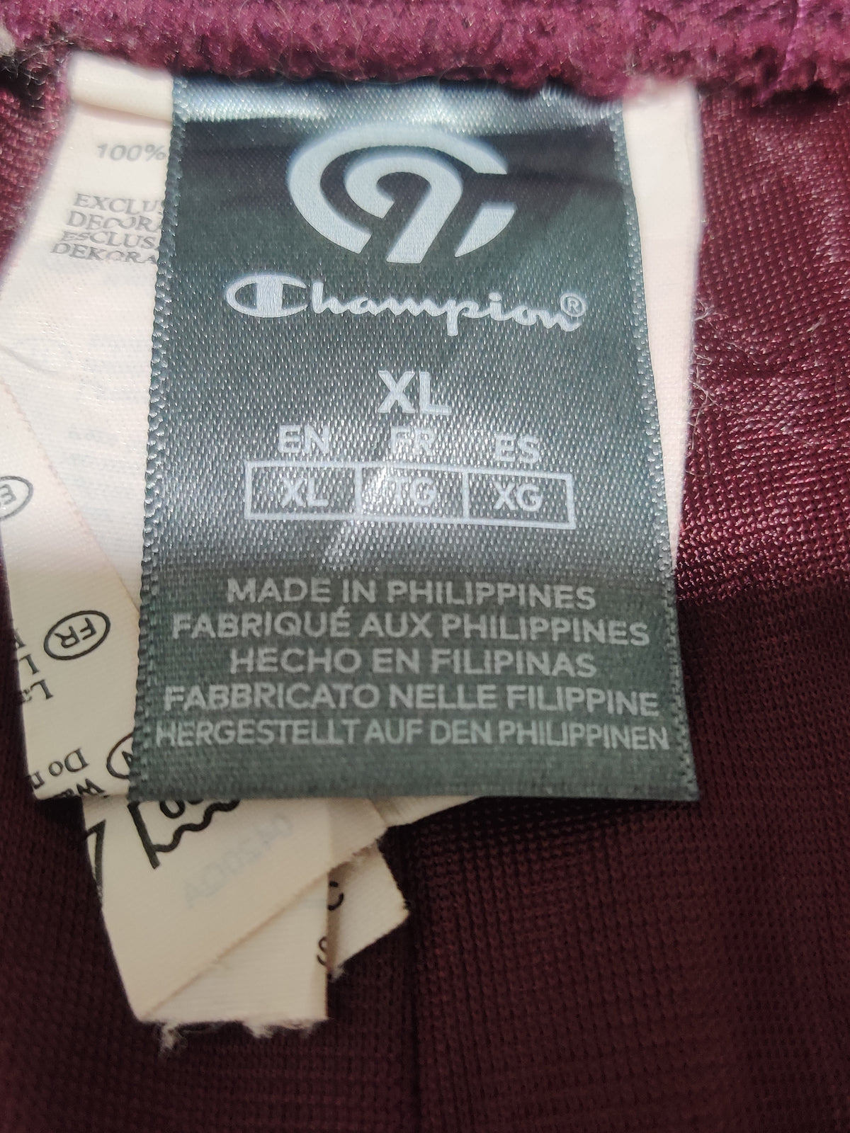 Champion Men Sport Maroon Short – Preloved Labels (view 3)