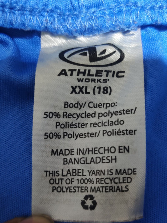 Athletic Men Sport Blue Short