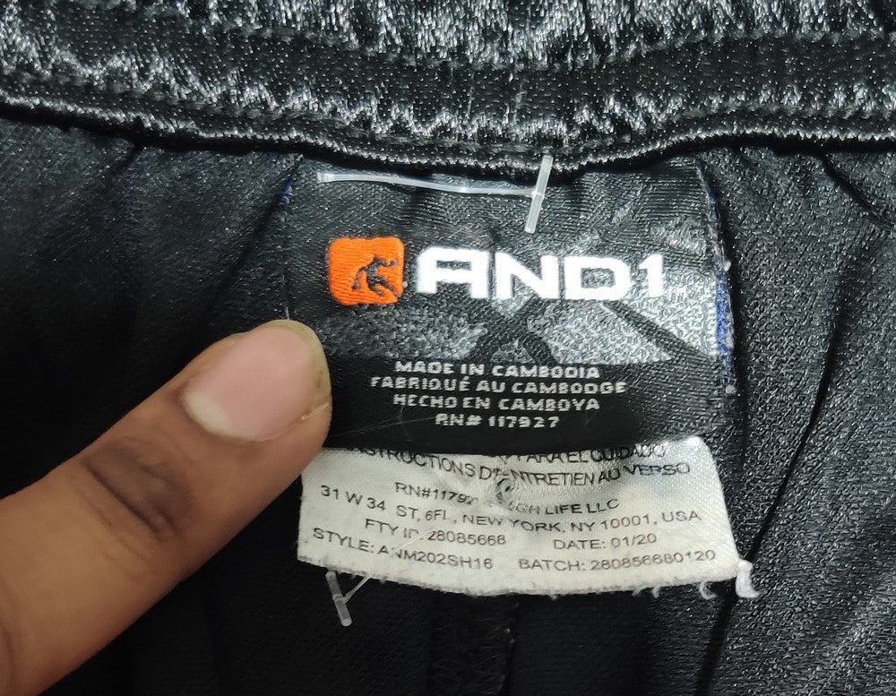AND1 Men Sport Black Short