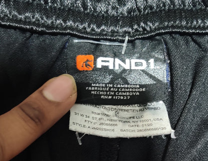 AND1 Men Sport Black Short