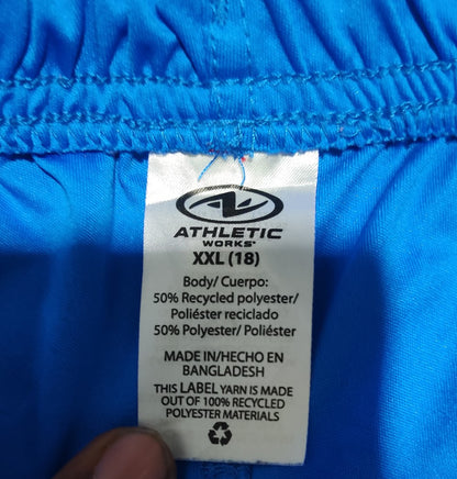 Athletic Men Sport Blue Short