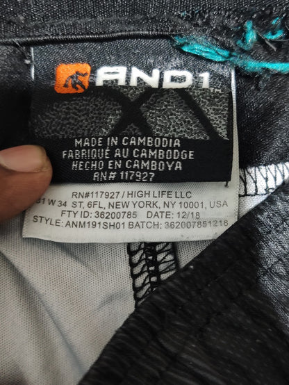 And1 Men Sport Black Short